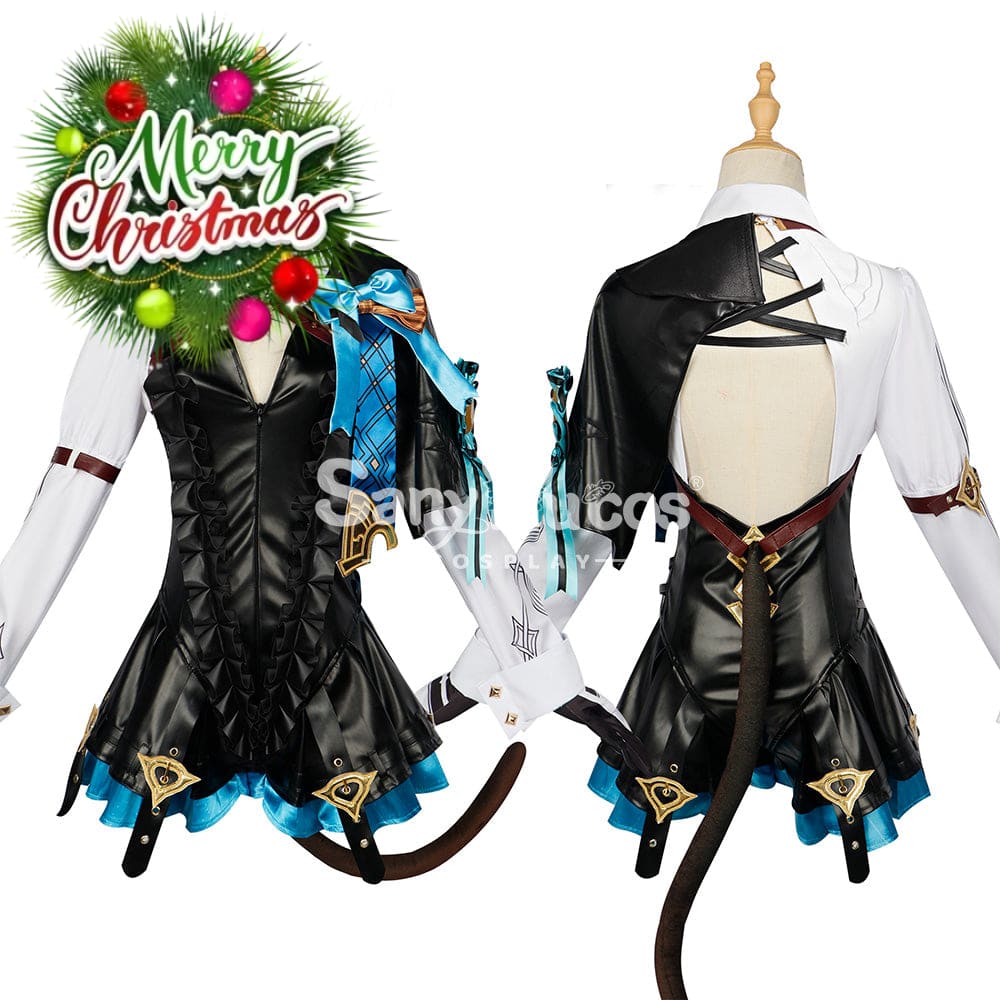 【In Stock】Game Genshin Impact Cosplay Lynette Costume Plus Size Costumes