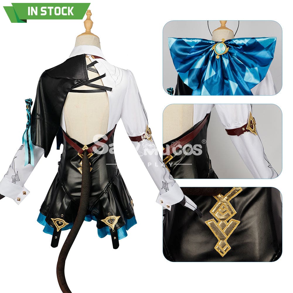 【In Stock】Game Genshin Impact Cosplay Lynette Costume Plus Size Costumes