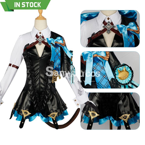 【In Stock】Game Genshin Impact Cosplay Lynette Costume Plus Size Costumes