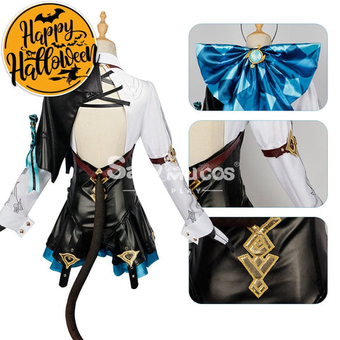 【In Stock】Game Genshin Impact Cosplay Lynette Costume Plus Size Costumes
