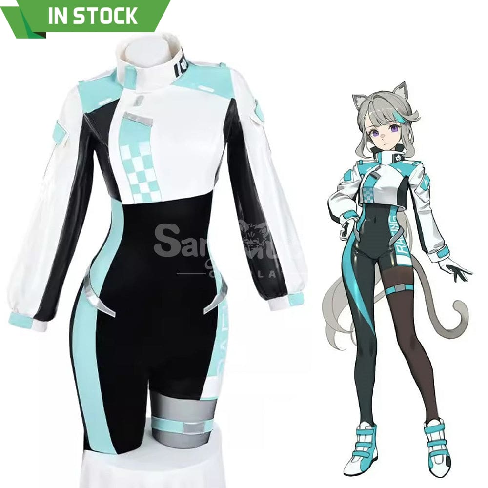 【Pre-Sale】Game Genshin Impact Cosplay Lynette Snezhevna Racing Costume Costumes