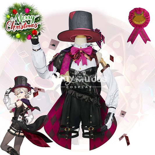 【In Stock】Game Genshin Impact Cosplay Lyney Costume Plus Size Costumes 1000