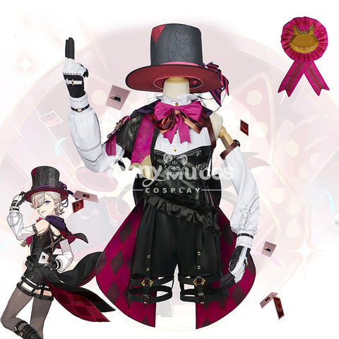 【In Stock】Game Genshin Impact Cosplay Lyney Costume Plus Size Costumes