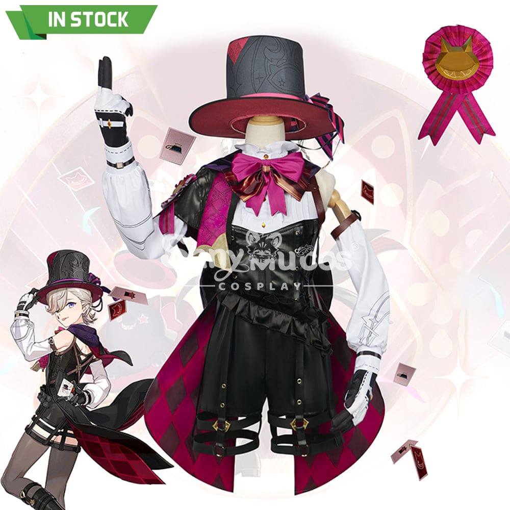 【In Stock】Game Genshin Impact Cosplay Lyney Costume Plus Size Costumes