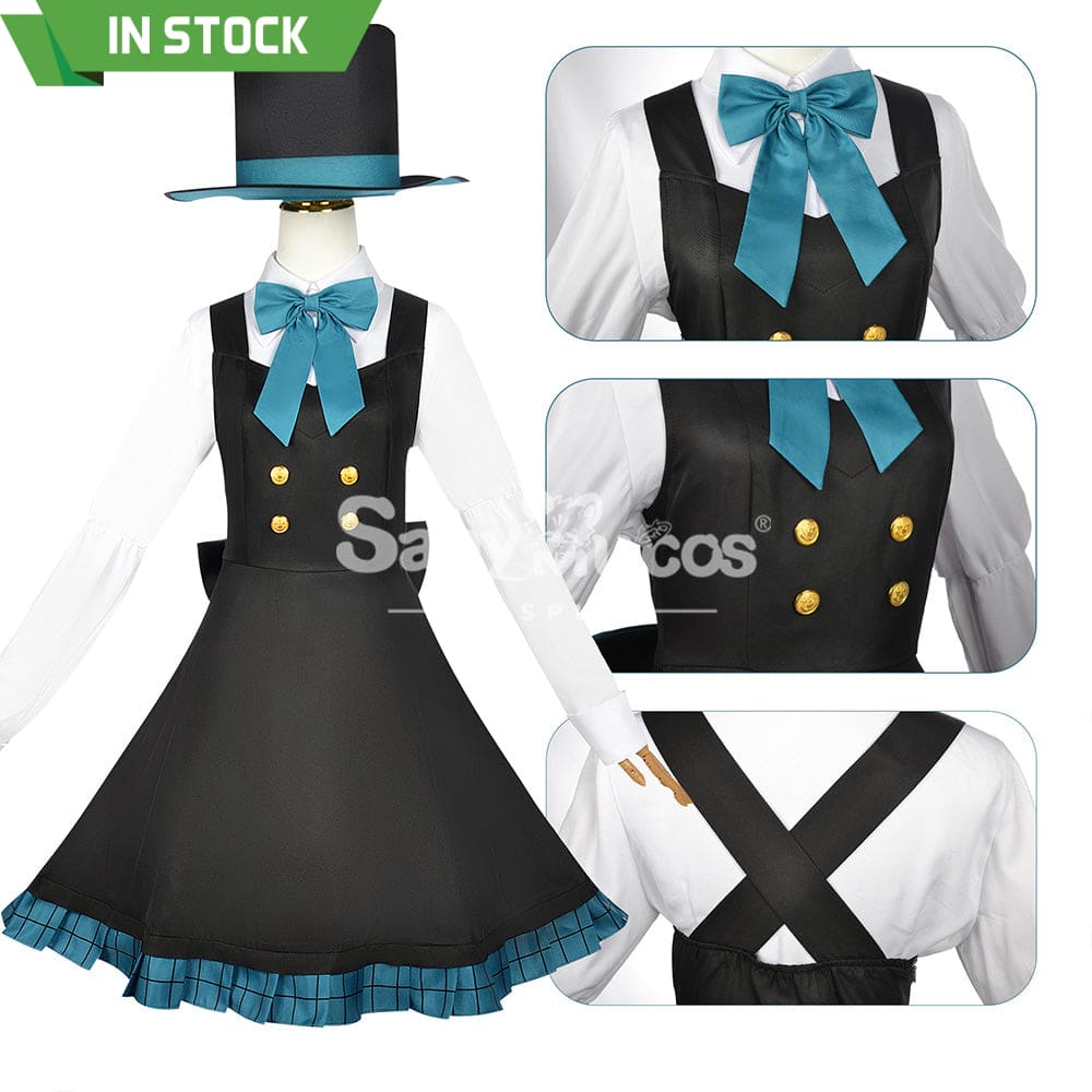 【In Stock】Game Genshin Impact Cosplay Lyney/Lynette Costume Kid Size Costumes