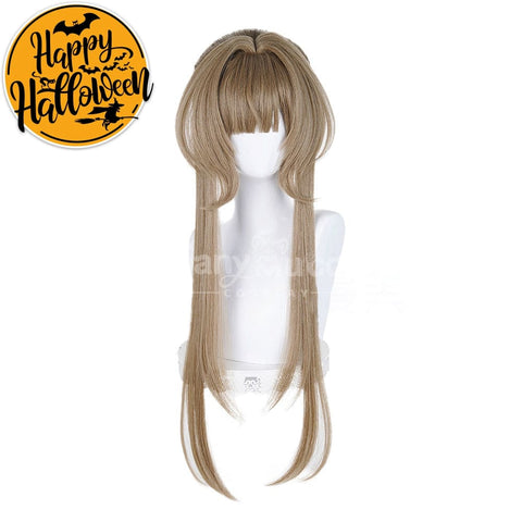 【In Stock】Game Genshin Impact Cosplay Marionette Sandrone Silver Long Cosplay Wig Cosplay Wigs