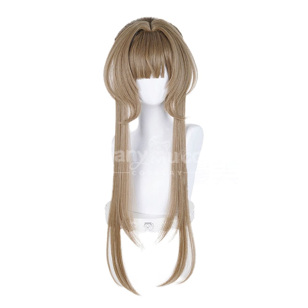 【In Stock】Game Genshin Impact Cosplay Marionette Sandrone Silver Long Cosplay Wig Cosplay Wigs