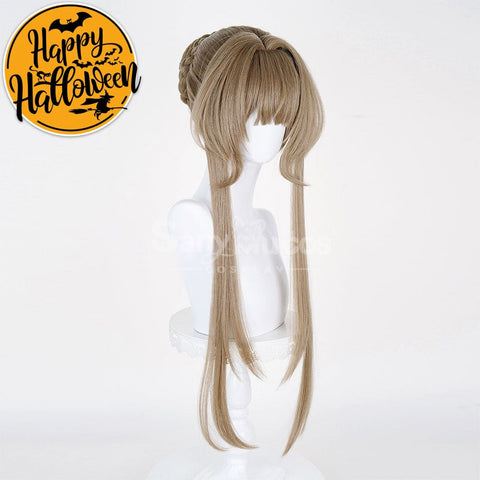 【In Stock】Game Genshin Impact Cosplay Marionette Sandrone Silver Long Cosplay Wig Cosplay Wigs