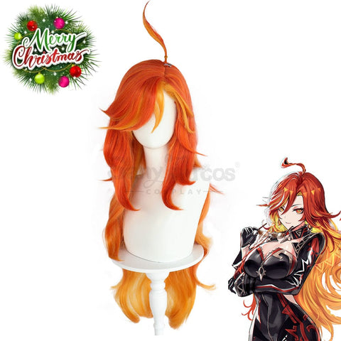 【In Stock】Game Genshin Impact Cosplay Mavuika Wig Wigs