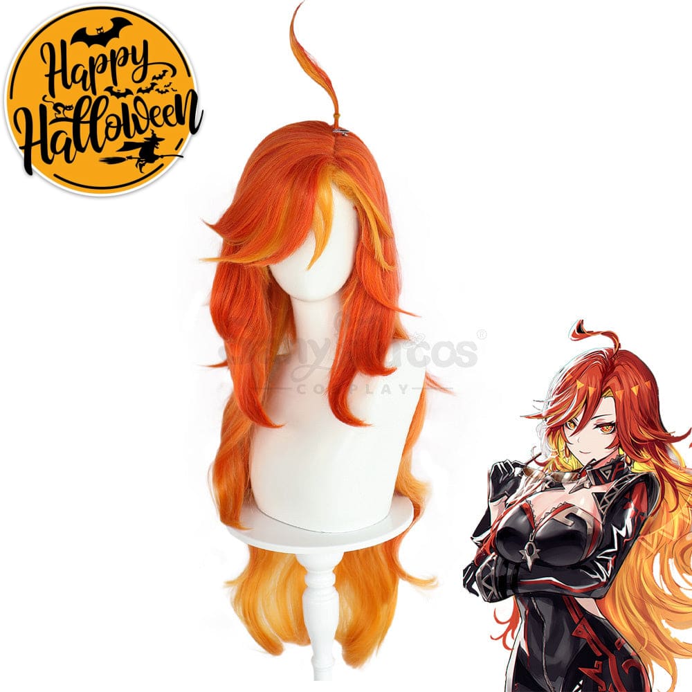 【In Stock】Game Genshin Impact Cosplay Mavuika Wig Wigs