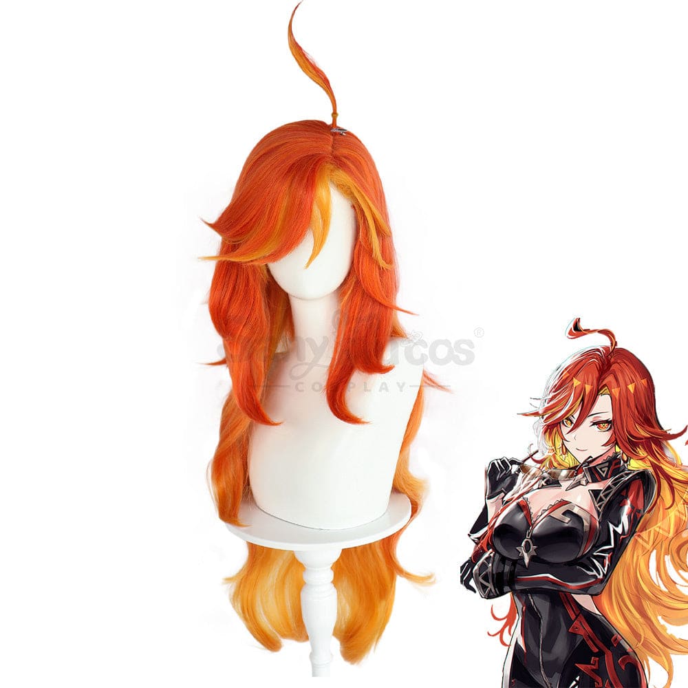 【In Stock】Game Genshin Impact Cosplay Mavuika Wig Wigs