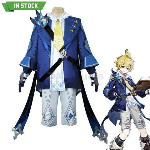 【In Stock】Game Genshin Impact Cosplay Mika Costume Plus Size Costumes