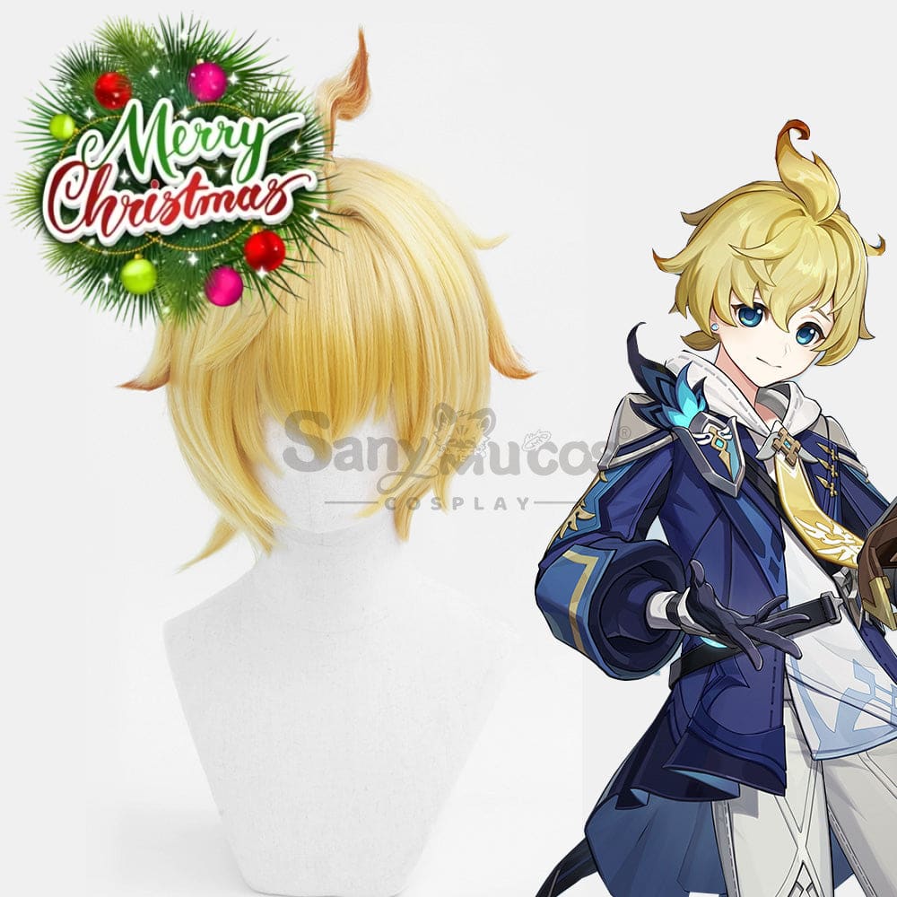 【In Stock】Game Genshin Impact Cosplay Mika Wig Wigs