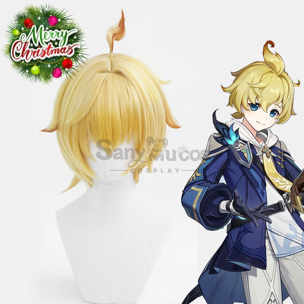 【In Stock】Game Genshin Impact Cosplay Mika Wig Wigs