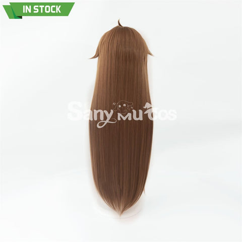 Game Genshin Impact Gorou Cosplay Wig Short Brown Wig with Beast Ears