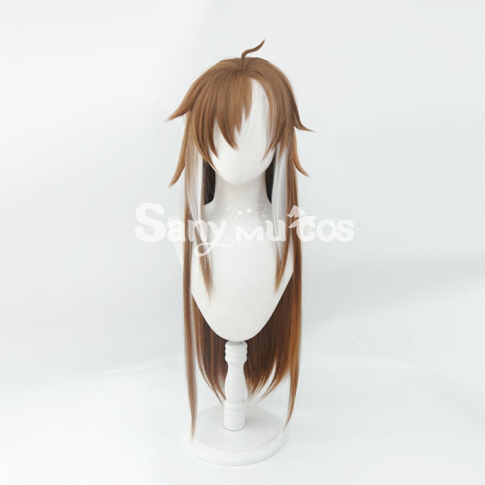 Game Genshin Impact Gorou Cosplay Wig Short Brown Wig with Beast Ears