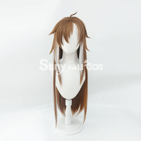 Game Genshin Impact Gorou Cosplay Wig Short Brown Wig with Beast Ears