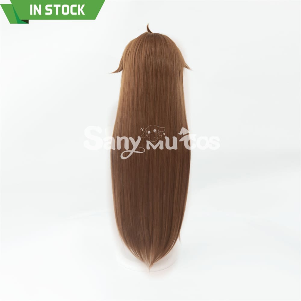 Game Genshin Impact Gorou Cosplay Wig Short Brown Wig with Beast Ears