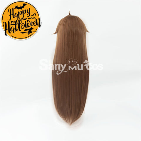 Game Genshin Impact Gorou Cosplay Wig Short Brown Wig with Beast Ears