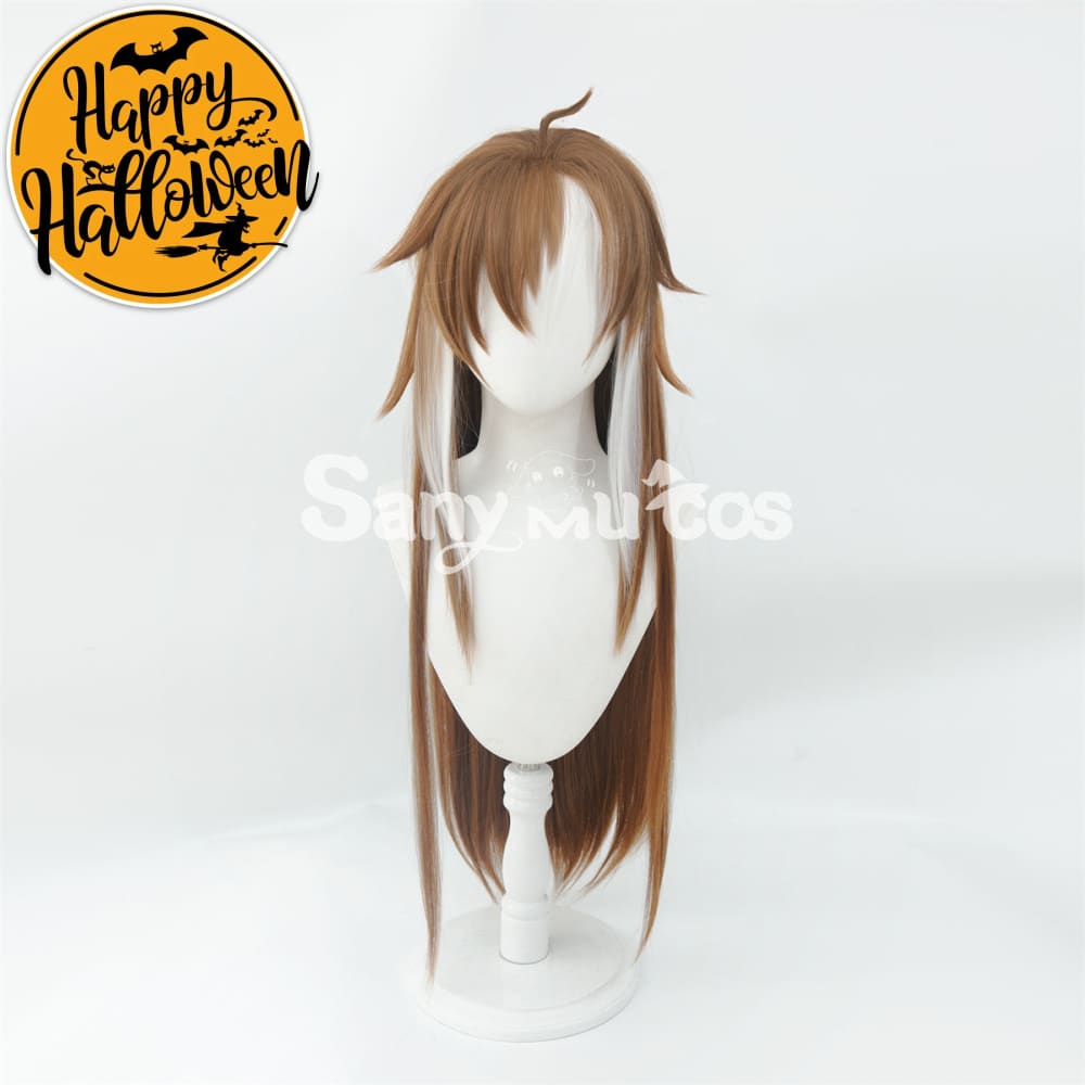 Game Genshin Impact Gorou Cosplay Wig Short Brown Wig with Beast Ears