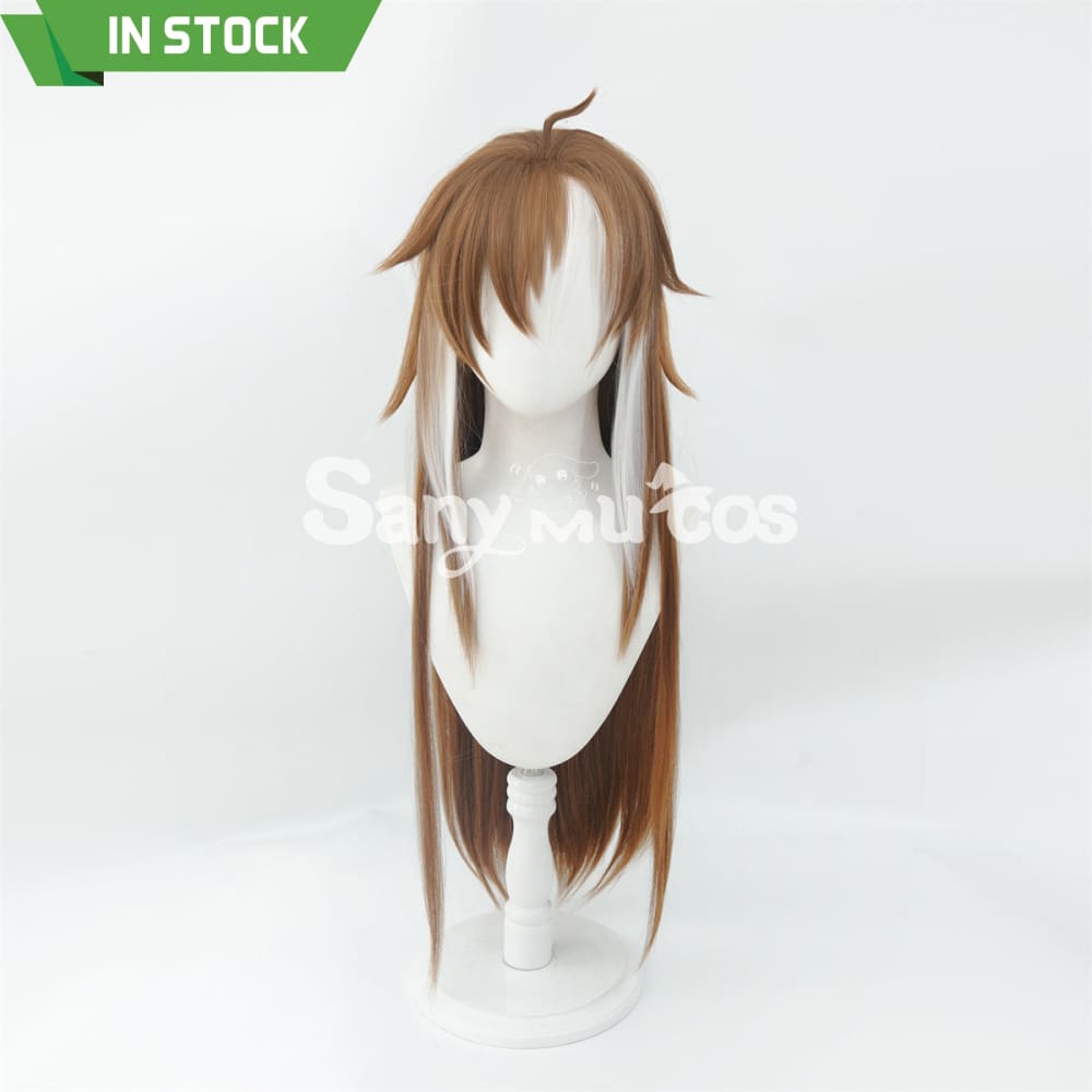 Game Genshin Impact Gorou Cosplay Wig Short Brown Wig with Beast Ears