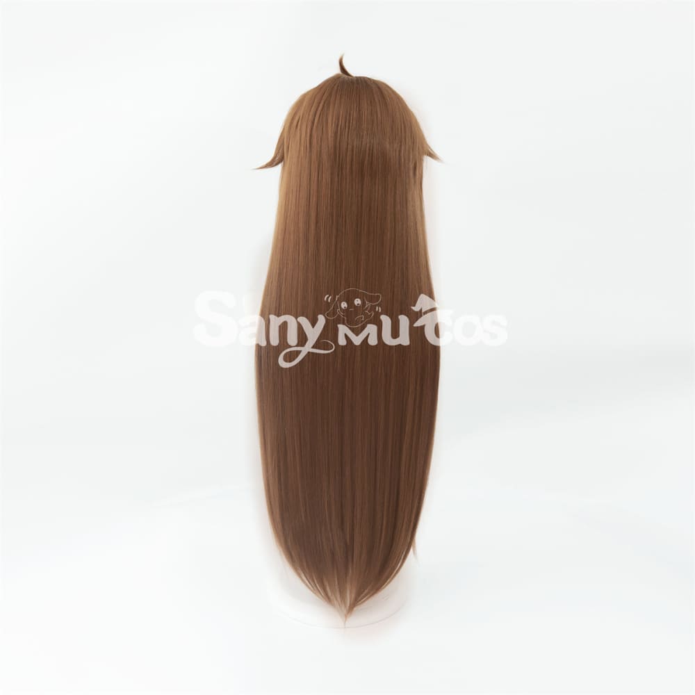 Game Genshin Impact Gorou Cosplay Wig Short Brown Wig with Beast Ears