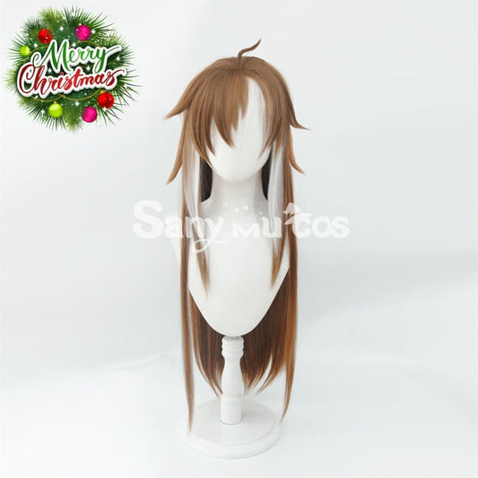 Game Genshin Impact Gorou Cosplay Wig Short Brown Wig with Beast Ears 1000