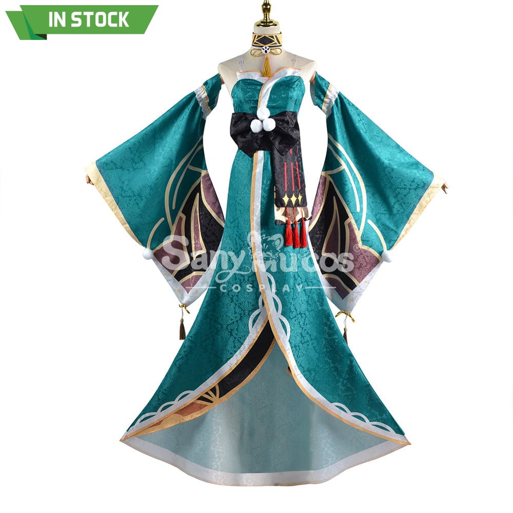 【In Stock】Game Genshin Impact Cosplay Miss Hina Costume Plus Size Costumes