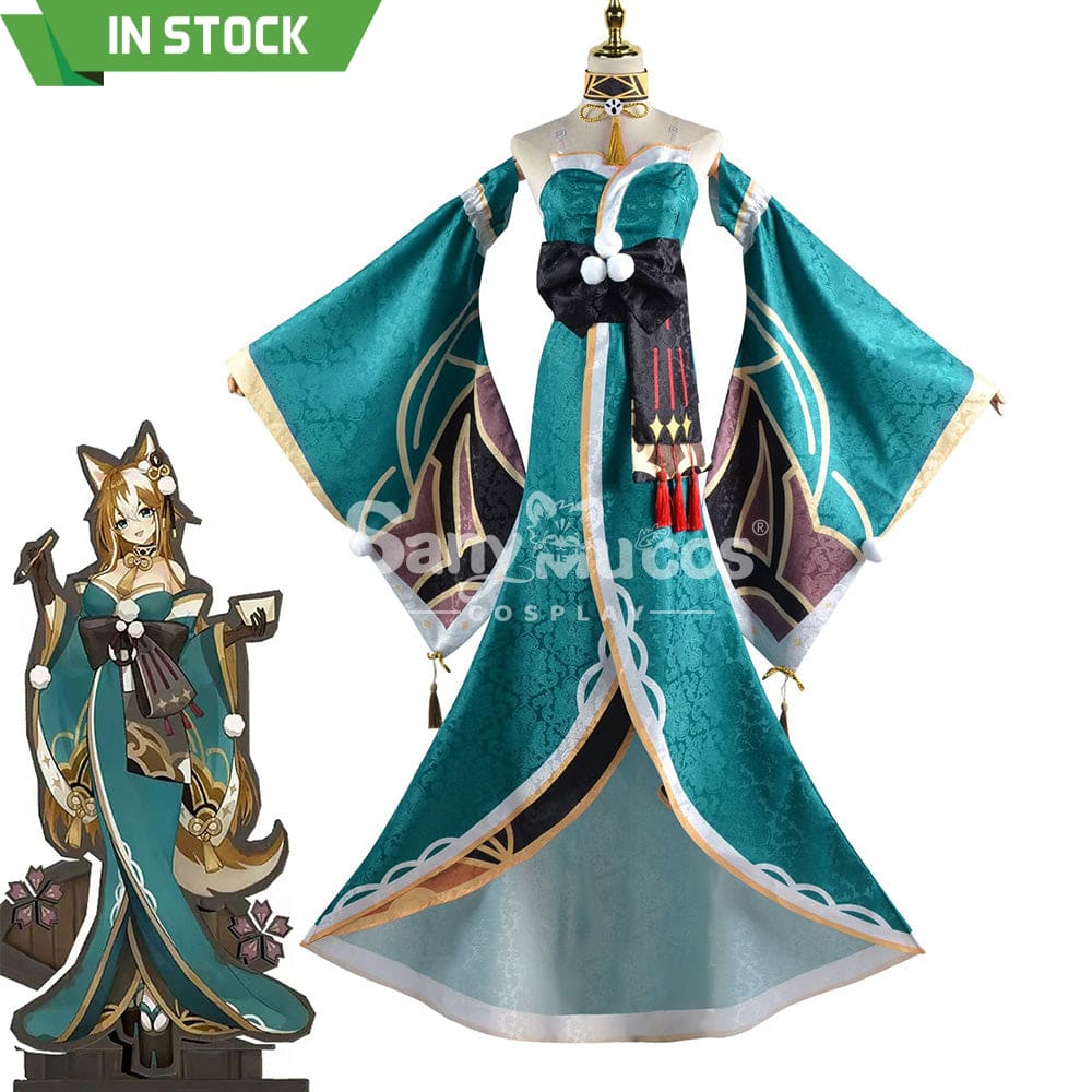 【In Stock】Game Genshin Impact Cosplay Miss Hina Costume Plus Size Costumes