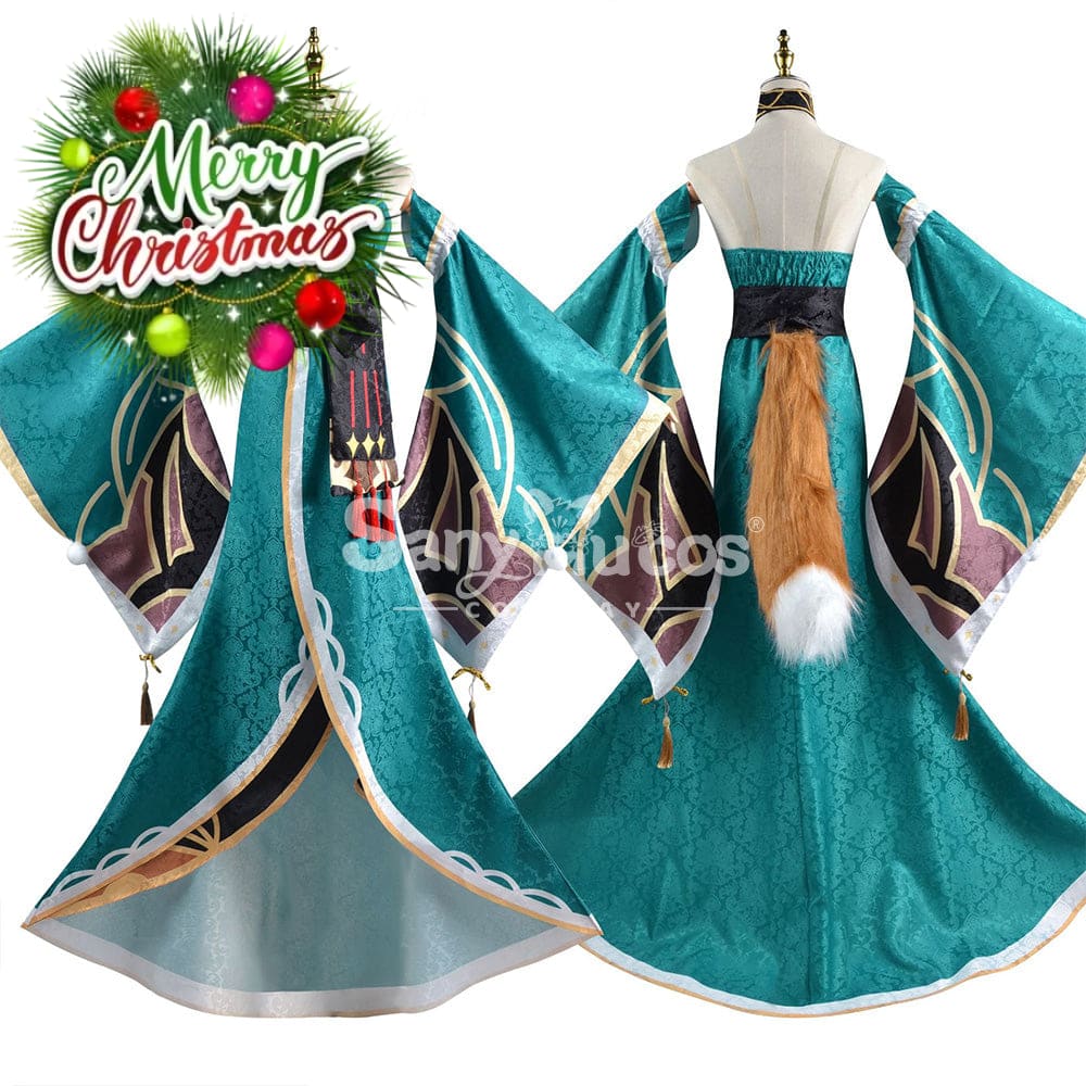 【In Stock】Game Genshin Impact Cosplay Miss Hina Costume Plus Size Costumes