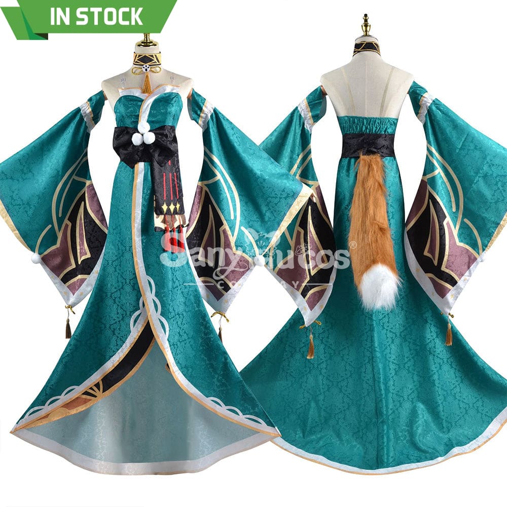 【In Stock】Game Genshin Impact Cosplay Miss Hina Costume Plus Size Costumes