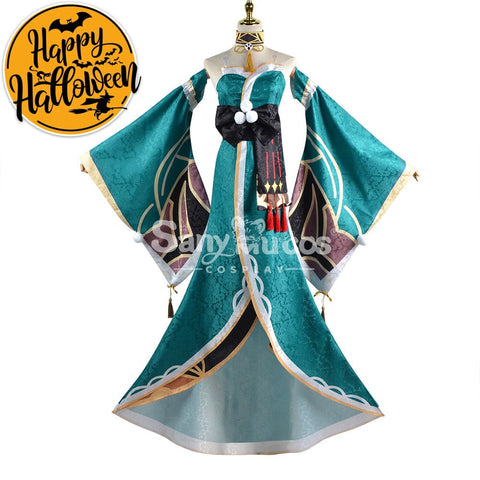 【In Stock】Game Genshin Impact Cosplay Miss Hina Costume Plus Size Costumes