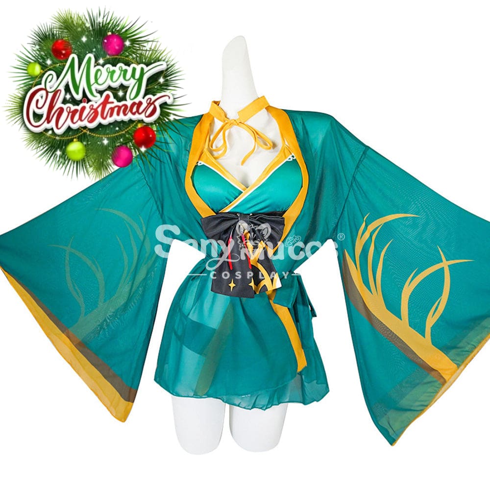 【In Stock】Game Genshin Impact Cosplay Miss Hina Swimdress Costume Costumes