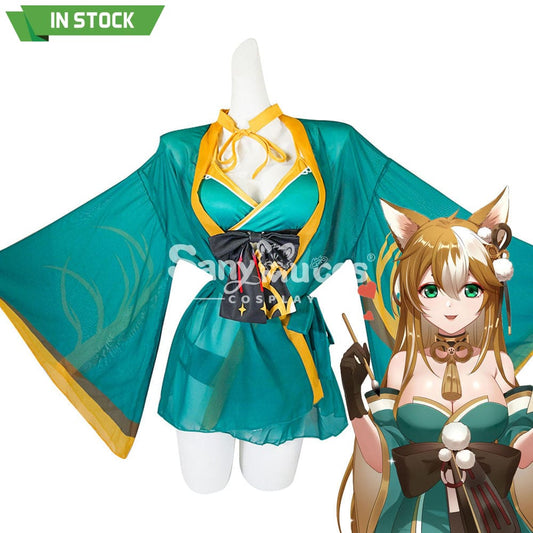 【In Stock】Game Genshin Impact Cosplay Miss Hina Swimdress Costume Costumes 1000