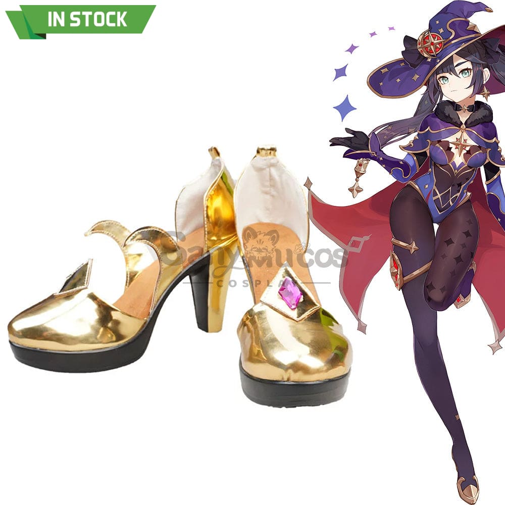 【In Stock】Game Genshin Impact Cosplay Mona Shoes Boots