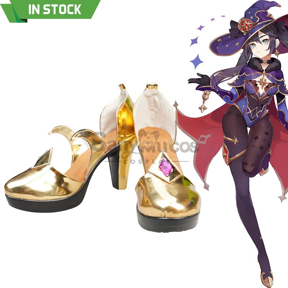 【In Stock】Game Genshin Impact Cosplay Mona Shoes Boots