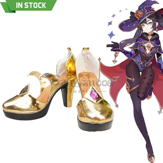 【In Stock】Game Genshin Impact Cosplay Mona Shoes Boots 1000