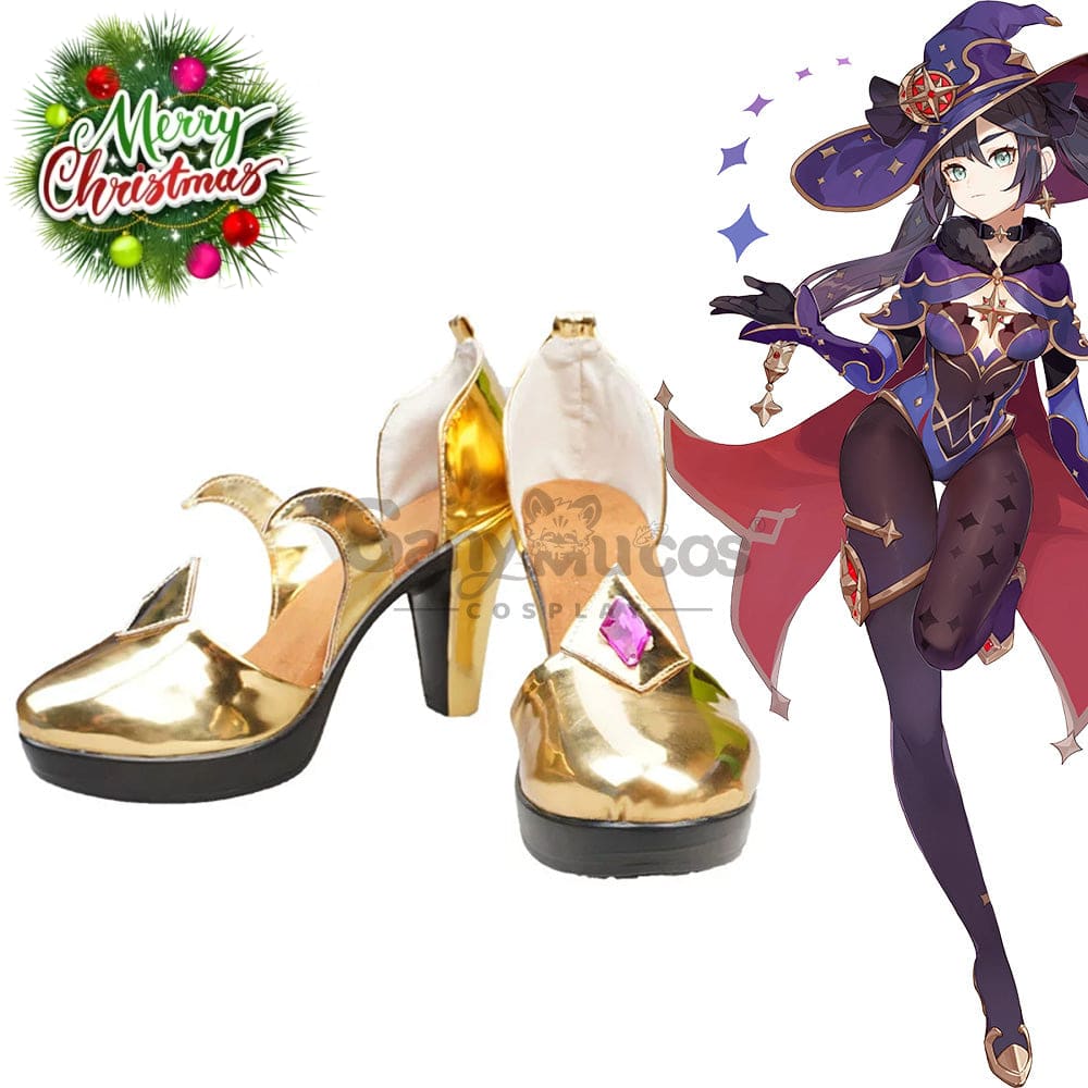 【In Stock】Game Genshin Impact Cosplay Mona Shoes Boots