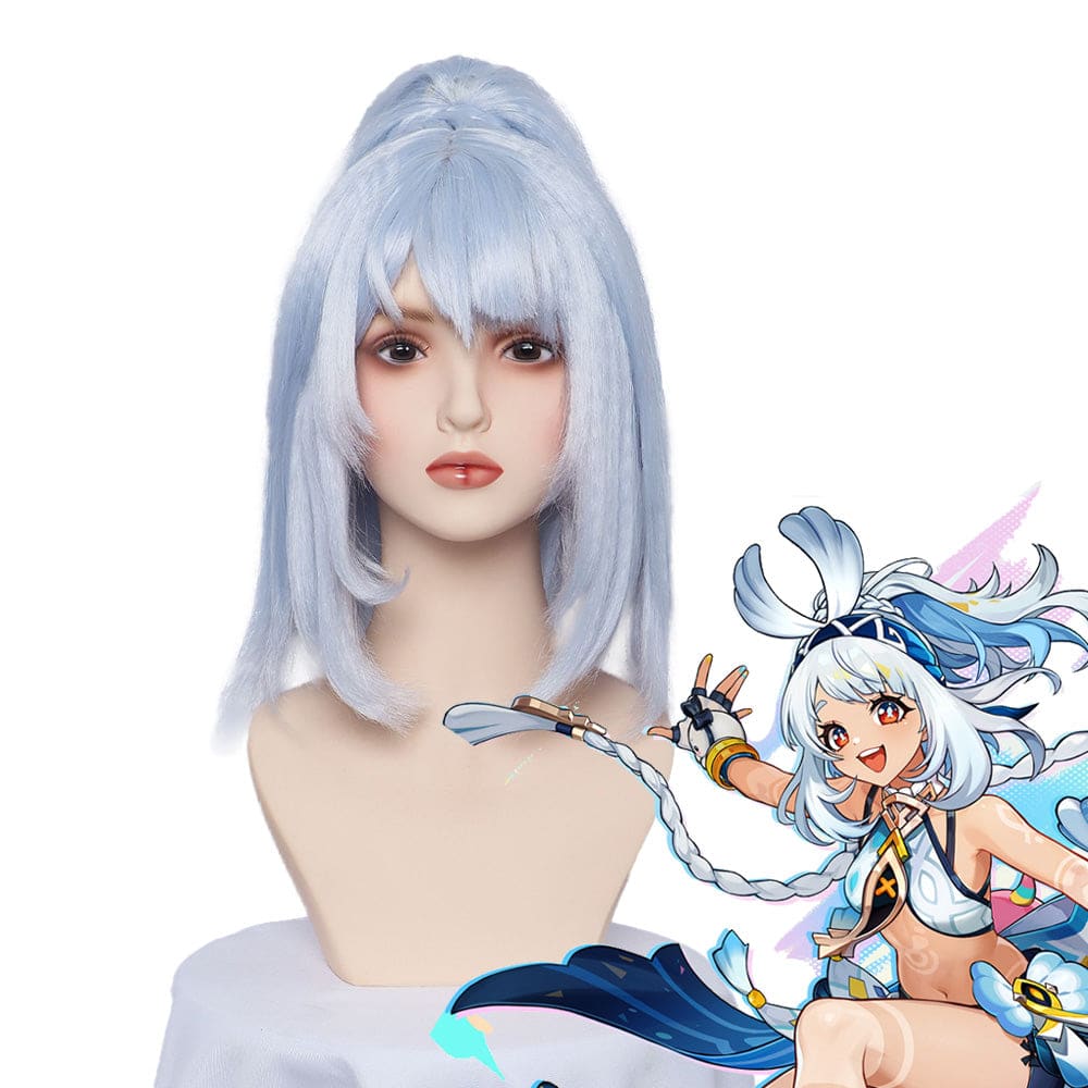 【In Stock】Game Genshin Impact Cosplay Mualani Wig Wigs