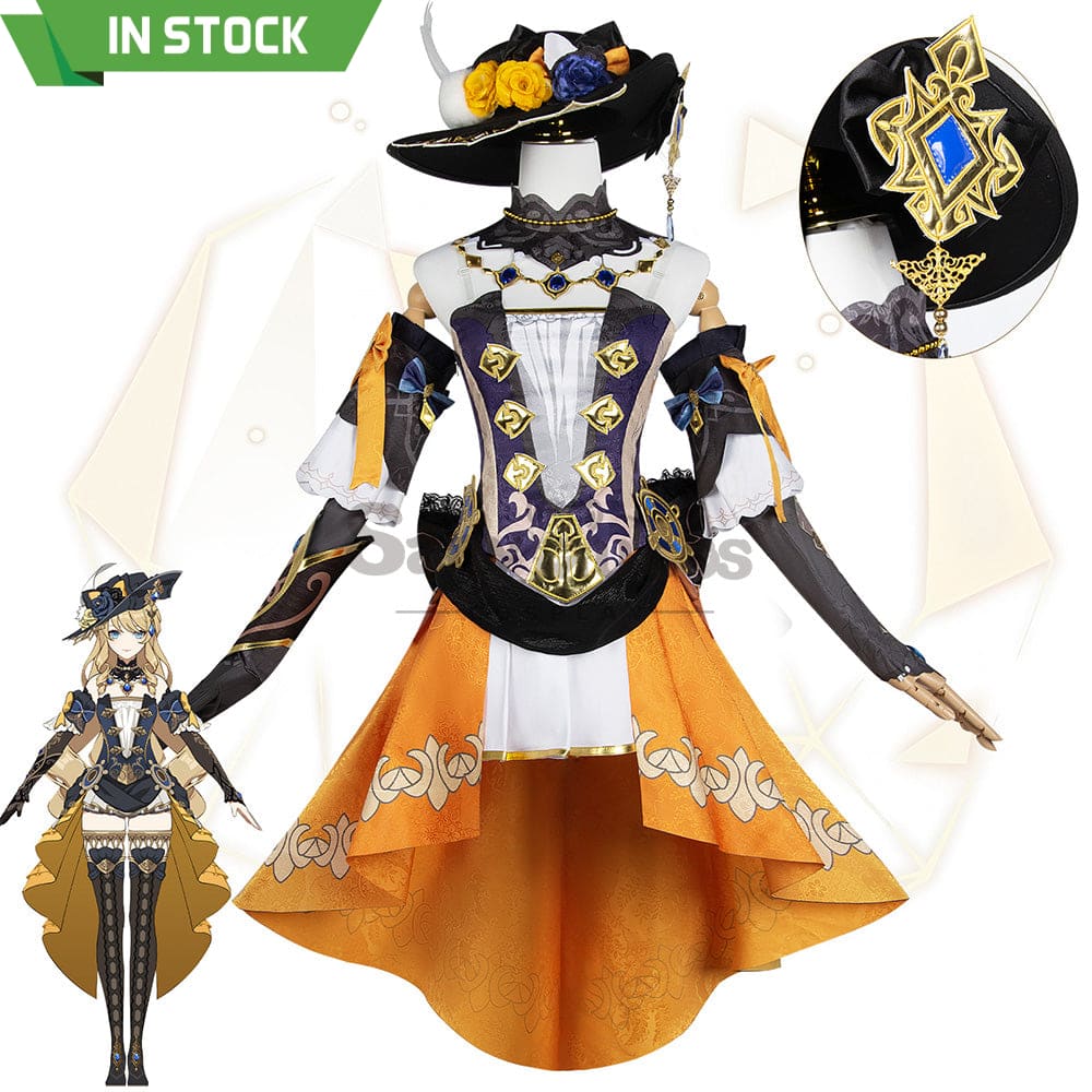 【In Stock】Game Genshin Impact Cosplay Navia Costume Plus Size Costumes