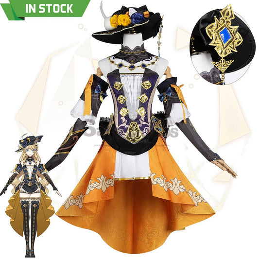 【In Stock】Game Genshin Impact Cosplay Navia Costume Plus Size Costumes 1000