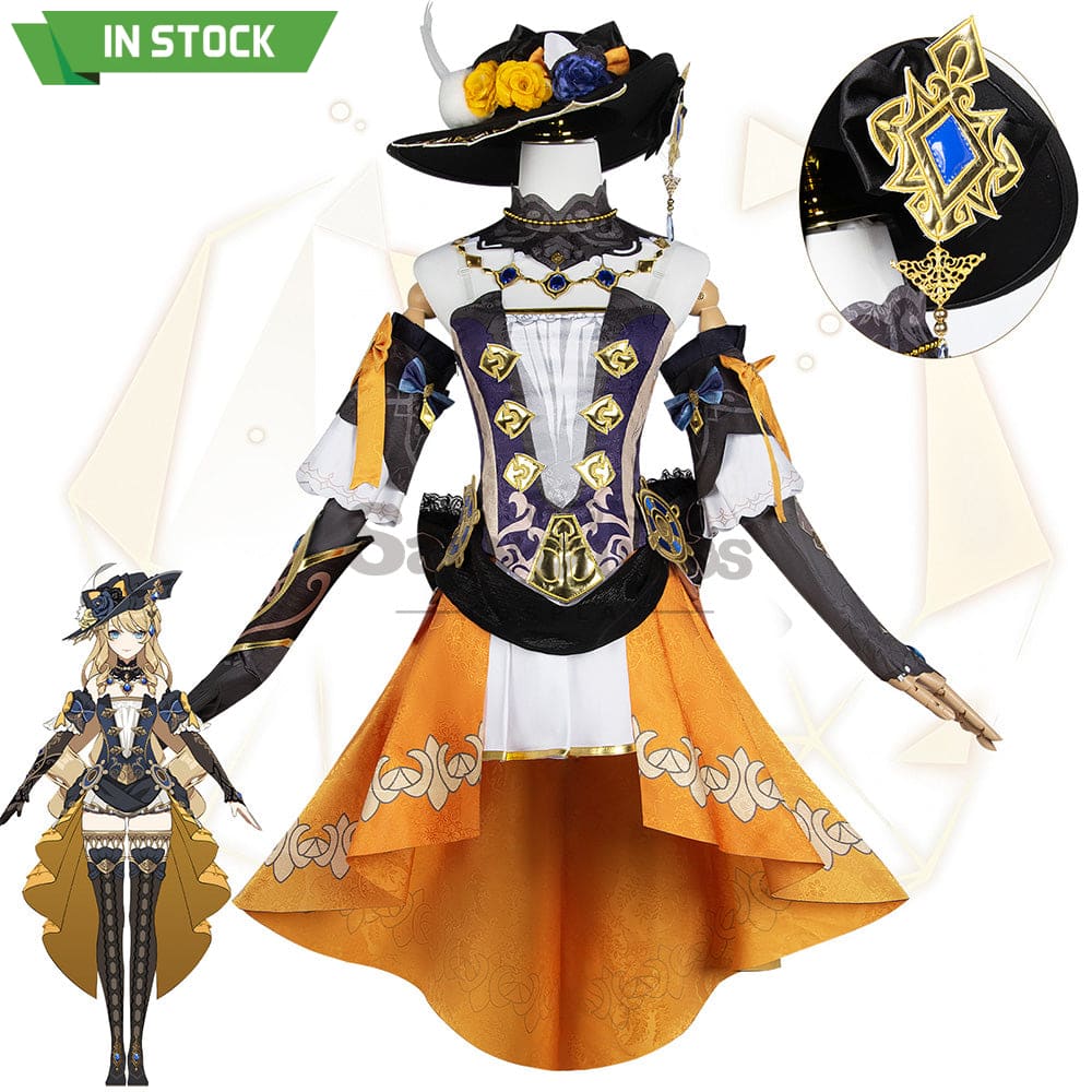 【In Stock】Game Genshin Impact Cosplay Navia Costume Plus Size Costumes