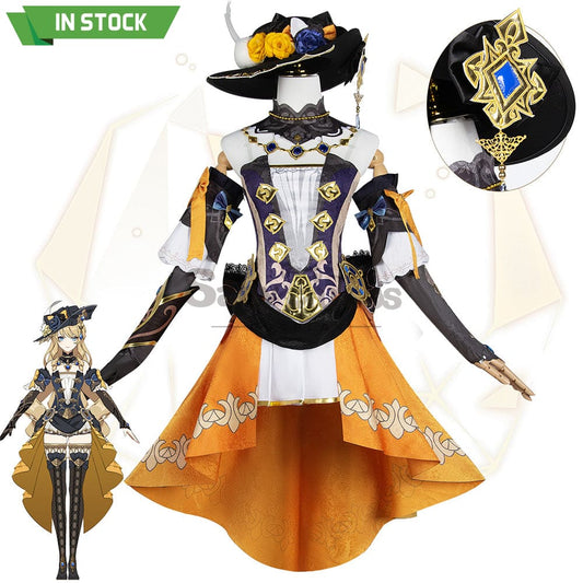 【In Stock】Game Genshin Impact Cosplay Navia Costume Plus Size Costumes 1000