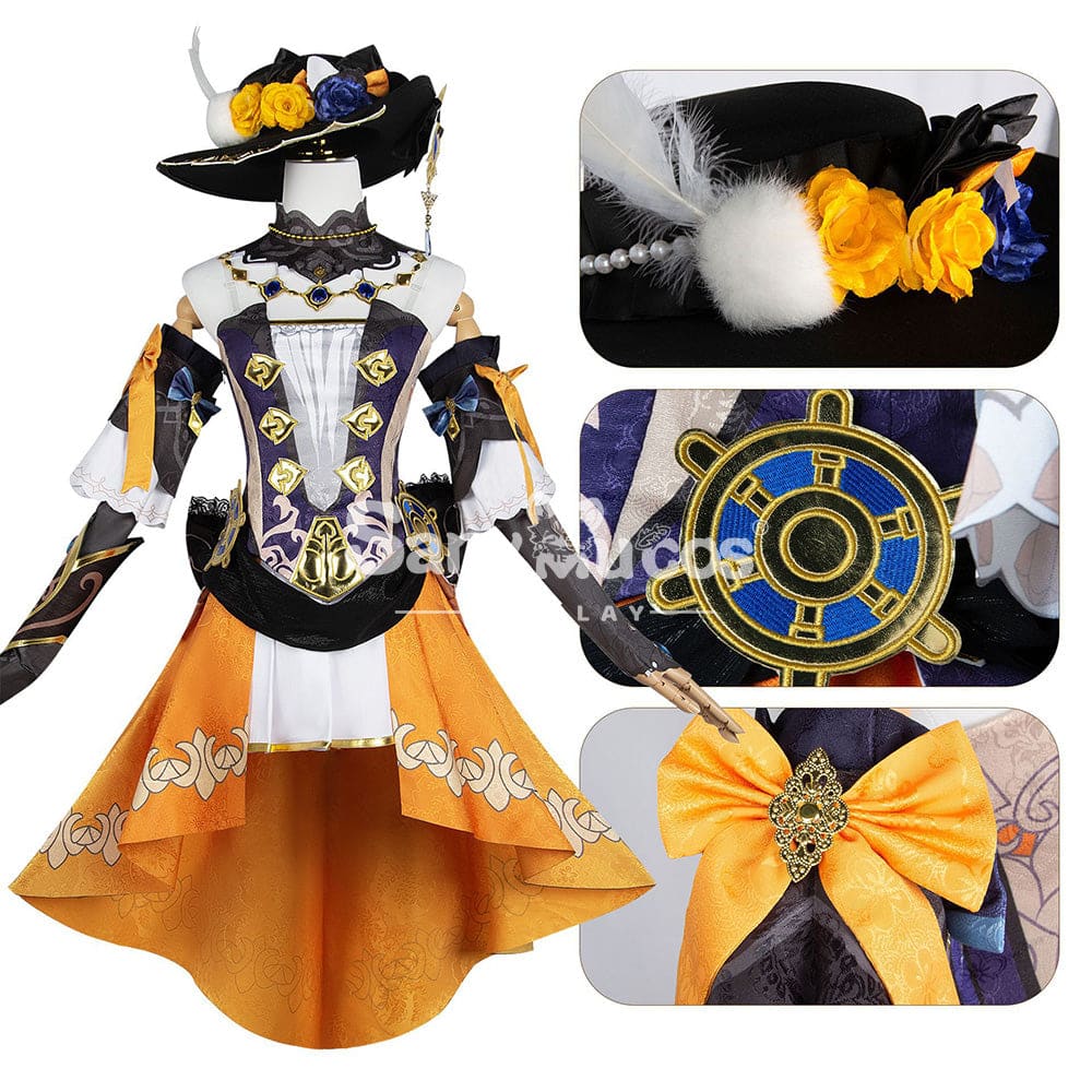 【In Stock】Game Genshin Impact Cosplay Navia Costume Plus Size Costumes