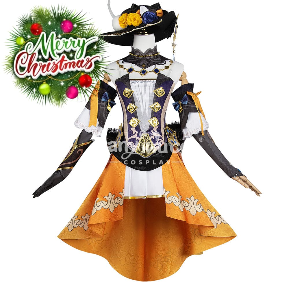 【In Stock】Game Genshin Impact Cosplay Navia Costume Plus Size Costumes