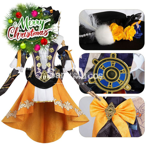 【In Stock】Game Genshin Impact Cosplay Navia Costume Plus Size Costumes