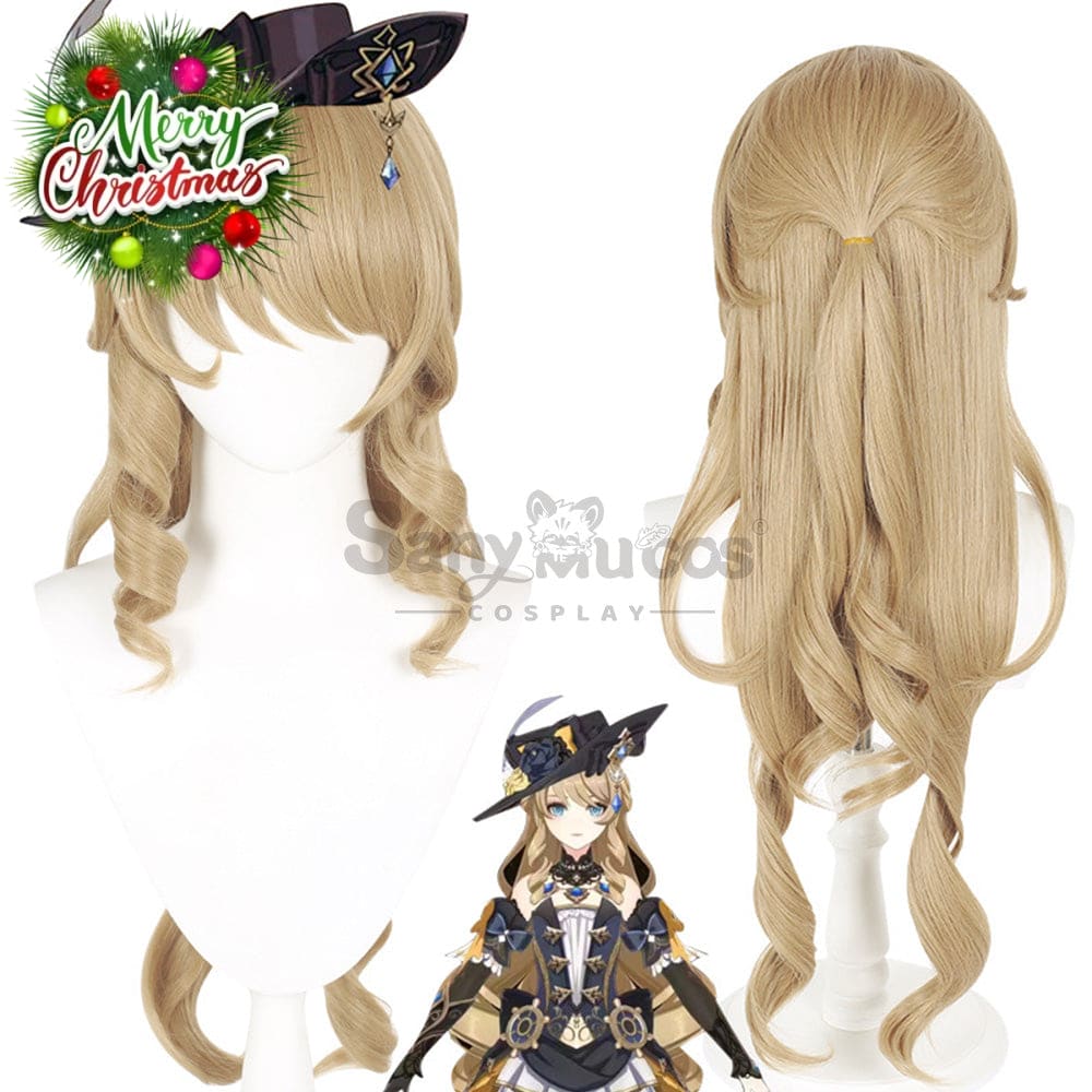 Game Genshin Impact Cosplay Navia Wig Wigs