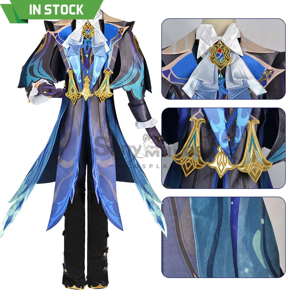 【In Stock】Game Genshin Impact Cosplay Neuvillette Costume Plus Size Costumes