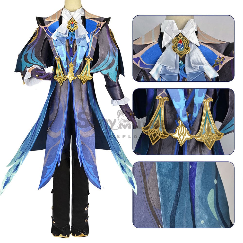 【In Stock】Game Genshin Impact Cosplay Neuvillette Costume Plus Size Costumes