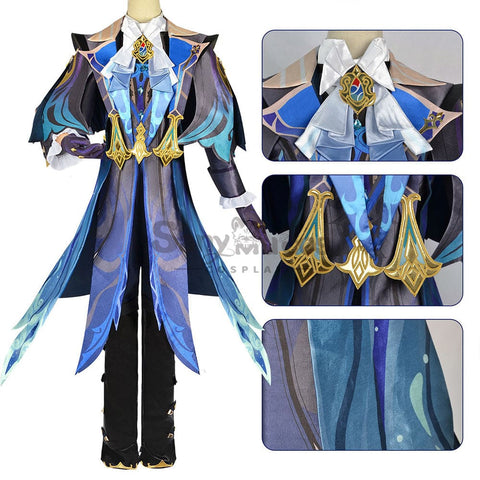 【In Stock】Game Genshin Impact Cosplay Neuvillette Costume Plus Size Costumes